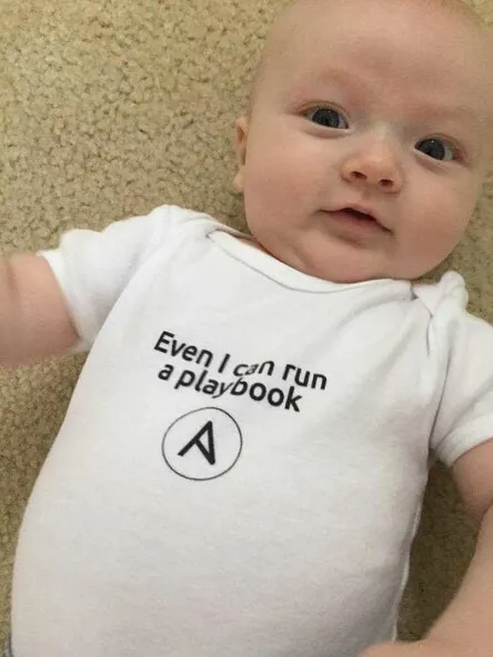 un bébé sait aussi utilisé Ansible