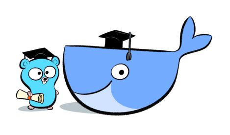 La mascotte de Docker et du langage de programmation GO