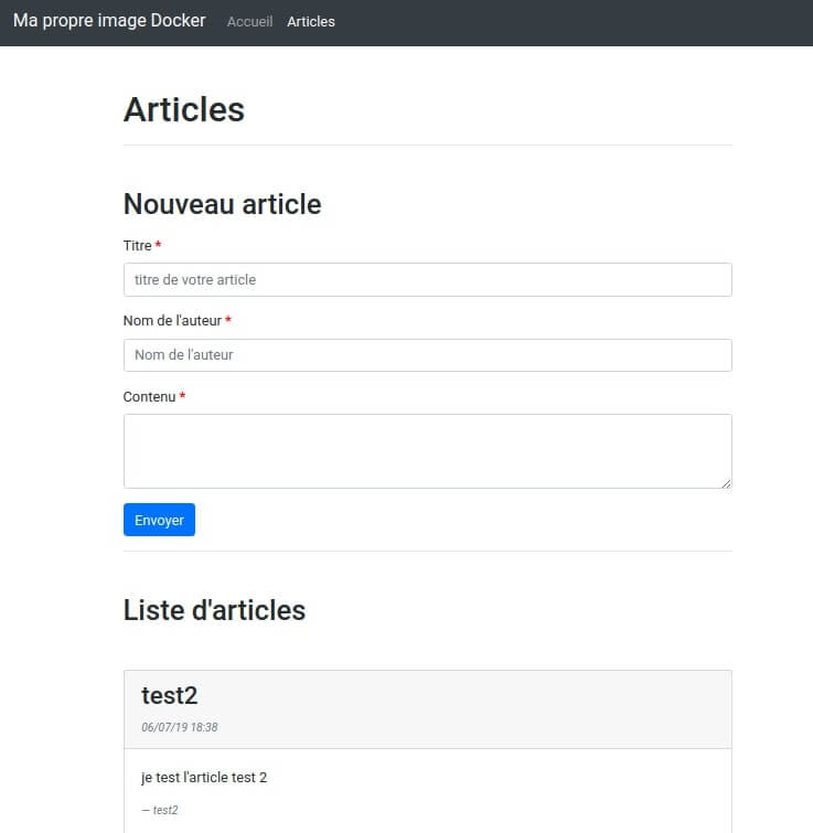 image docker avec une stack lamp en utilisant le docker-compose