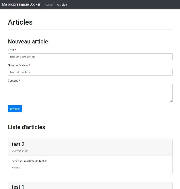 image docker avec une stack lamp en utilisant les volumes