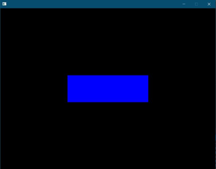 résultat RECTANGLE CENTRER DEPUIS UN ORIGINE AU CENTRE
