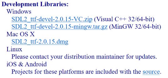 Download SDL TTF
