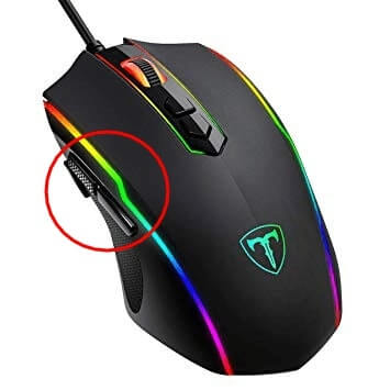 Bouton de pousse souris Gamer